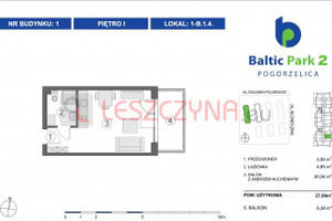 Mieszkanie na sprzedaż 28m2 gryficki Rewal Pogorzelica WOJSKA POLSKIEGO - zdjęcie 2