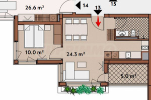 Mieszkanie na sprzedaż 60m2 Burgas Sozopol - zdjęcie 2