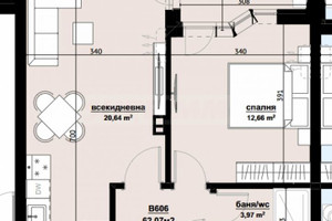 Mieszkanie na sprzedaż 62m2 Burgas - zdjęcie 2