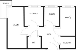 Mieszkanie na sprzedaż 64m2 Gdynia Chwarzno-Wiczlino Gen. Mariusza Zaruskiego - zdjęcie 1