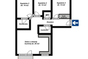 Mieszkanie na sprzedaż 68m2 Warszawa Żoliborz Im. Stefana Żeromskiego - zdjęcie 1