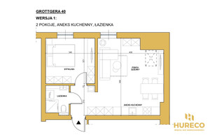 Mieszkanie na sprzedaż 46m2 Gliwice Szobiszowice A. Grottgera - zdjęcie 1