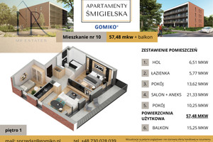 Mieszkanie na sprzedaż 58m2 Warszawa Ursus Gołąbki Śmigielska - zdjęcie 3