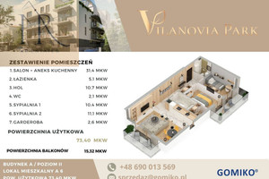 Mieszkanie na sprzedaż 74m2 Warszawa Wilanów Zawady Dostatnia - zdjęcie 3