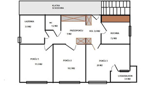 Mieszkanie na sprzedaż 66m2 Kraków Mistrzejowice Osiedle Piastów - zdjęcie 2