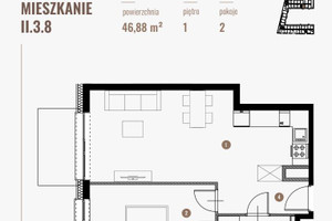 Mieszkanie na sprzedaż 46m2 Łódź Juliana Tuwima (Łódź-Widzew) - zdjęcie 2