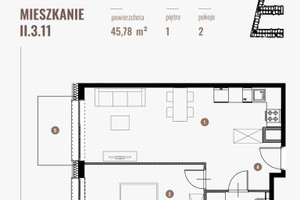 Mieszkanie na sprzedaż 46m2 Łódź Juliana Tuwima (Łódź-Widzew) - zdjęcie 3