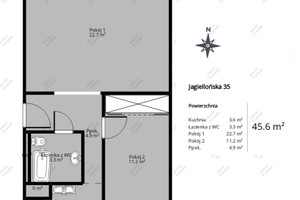 Mieszkanie na sprzedaż 47m2 Kielce Czarnów - zdjęcie 1