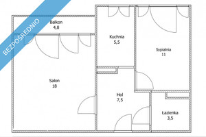 Mieszkanie na sprzedaż 47m2 Warszawa Ursynów Hawajska  - zdjęcie 1