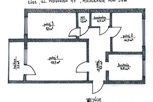 Mieszkanie na sprzedaż 57m2 Łódź Podgórna - zdjęcie 2