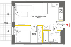 Mieszkanie na sprzedaż 34m2 Warszawa Białołęka Mańkowska - zdjęcie 2