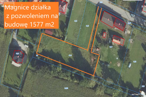 Działka na sprzedaż 1577m2 wrocławski Kobierzyce Magnice - zdjęcie 1