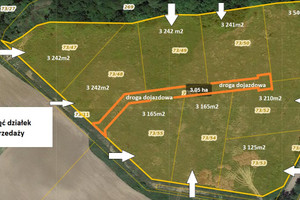 Działka na sprzedaż 3242m2 średzki Środa Śląska Jastrzębce - zdjęcie 3