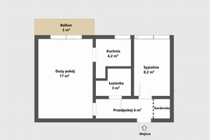 Mieszkanie na sprzedaż 38m2 Łódź Widzew Zarzew - zdjęcie 1