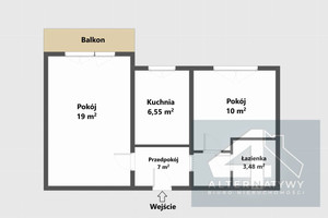 Mieszkanie na sprzedaż 47m2 Łódź Widzew - zdjęcie 1