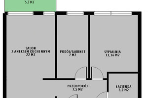 Mieszkanie na sprzedaż 51m2 Kraków Podgórze - zdjęcie 2