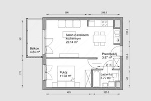 Mieszkanie na sprzedaż 42m2 Warszawa Praga-Północ Pelcowizna - zdjęcie 2