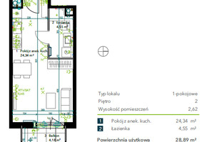 Mieszkanie na sprzedaż 29m2 Warszawa Praga-Południe - zdjęcie 2