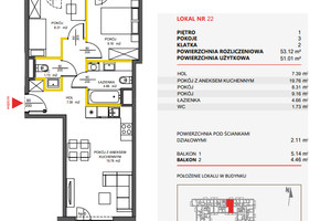 Mieszkanie na sprzedaż 54m2 Warszawa Białołęka Żerań - zdjęcie 2