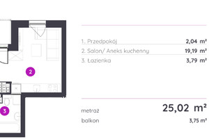 Mieszkanie na sprzedaż 25m2 Łódź Polesie Stare Polesie - zdjęcie 3