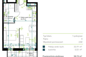 Mieszkanie na sprzedaż 39m2 Warszawa Praga-Południe - zdjęcie 2