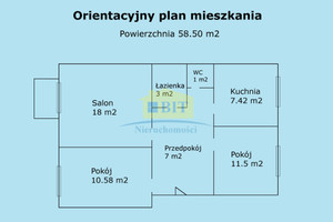 Mieszkanie na sprzedaż 59m2 drawski Złocieniec marsz. Józefa Piłsudskiego - zdjęcie 2