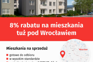 Mieszkanie na sprzedaż 61m2 Wrocław Fabryczna Muchobór Wielki Smolec tuż pod Wrocławiem - zdjęcie 1