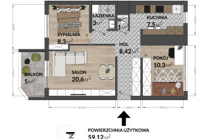 Mieszkanie na sprzedaż 60m2 Kraków Prądnik Czerwony Dobrego Pasterza - zdjęcie 3