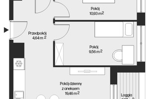 Mieszkanie na sprzedaż 49m2 Kraków Mistrzejowice Piasta Kołodzieja - zdjęcie 4