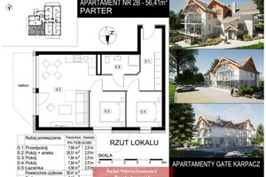 Mieszkanie na sprzedaż 57m2 karkonoski Podgórzyn Miłków - zdjęcie 1