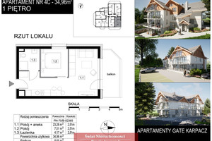 Mieszkanie na sprzedaż 35m2 karkonoski Podgórzyn Miłków - zdjęcie 1