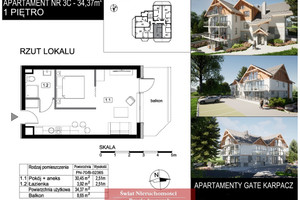 Mieszkanie na sprzedaż 35m2 karkonoski Podgórzyn Miłków - zdjęcie 1