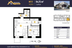 Mieszkanie do wynajęcia 55m2 Katowice Brzozowa  - zdjęcie 3