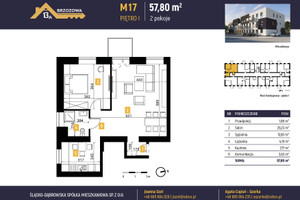 Mieszkanie do wynajęcia 58m2 Katowice Brzozowa  - zdjęcie 3