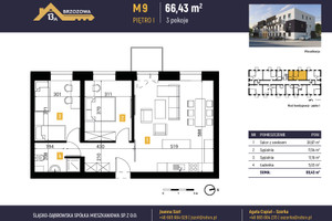 Mieszkanie do wynajęcia 67m2 Katowice Brzozowa  - zdjęcie 2