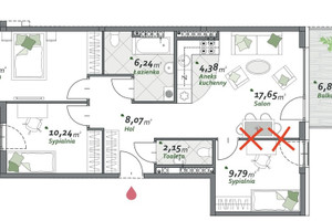 Mieszkanie na sprzedaż 74m2 Łódź Górna Rolnicza - zdjęcie 2