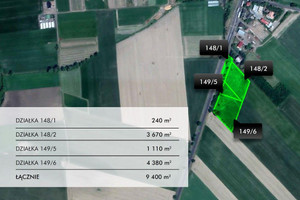 Działka na sprzedaż 9400m2 kościański Kościan Kawczyn - zdjęcie 1