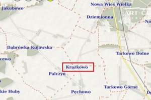 Działka na sprzedaż 900m2 inowrocławski Złotniki Kujawskie Krążkowo - zdjęcie 3