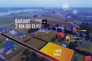 Działka na sprzedaż 1189m2 ełcki Ełk Barany - zdjęcie 1