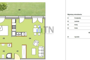 Mieszkanie na sprzedaż 44m2 wrocławski Czernica Dobrzykowice - zdjęcie 2