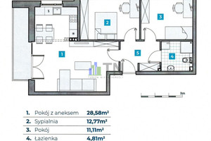 Mieszkanie na sprzedaż 64m2 wrocławski Czernica Kamieniec Wrocławski - zdjęcie 3