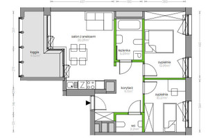 Mieszkanie na sprzedaż 60m2 Warszawa Mokotów Pory - zdjęcie 3