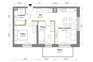 Mieszkanie na sprzedaż 52m2 Warszawa Targówek Oliwska - zdjęcie 3