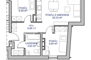 Mieszkanie na sprzedaż 50m2 Gdynia Mały Kack Olgierda - zdjęcie 4