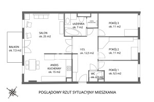 Mieszkanie na sprzedaż 94m2 Gdańsk Myśliwska - zdjęcie 1