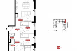 Mieszkanie na sprzedaż 77m2 Warszawa Mokotów Górny Mokotów Domaniewska - zdjęcie 2