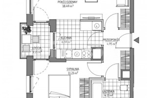 Mieszkanie do wynajęcia 48m2 Warszawa Mokotów Jana Iii Sobieskiego - zdjęcie 2