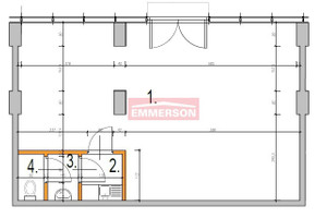 Komercyjne do wynajęcia 58m2 Kraków Grzegórzki Dąbie - zdjęcie 1