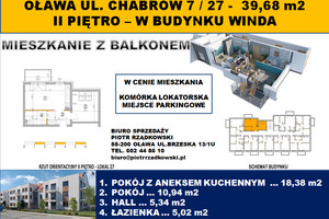 Mieszkanie na sprzedaż 40m2 oławski Oława Chabrów - zdjęcie 1