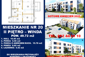 Mieszkanie na sprzedaż 50m2 oławski Oława Chabrów - zdjęcie 2